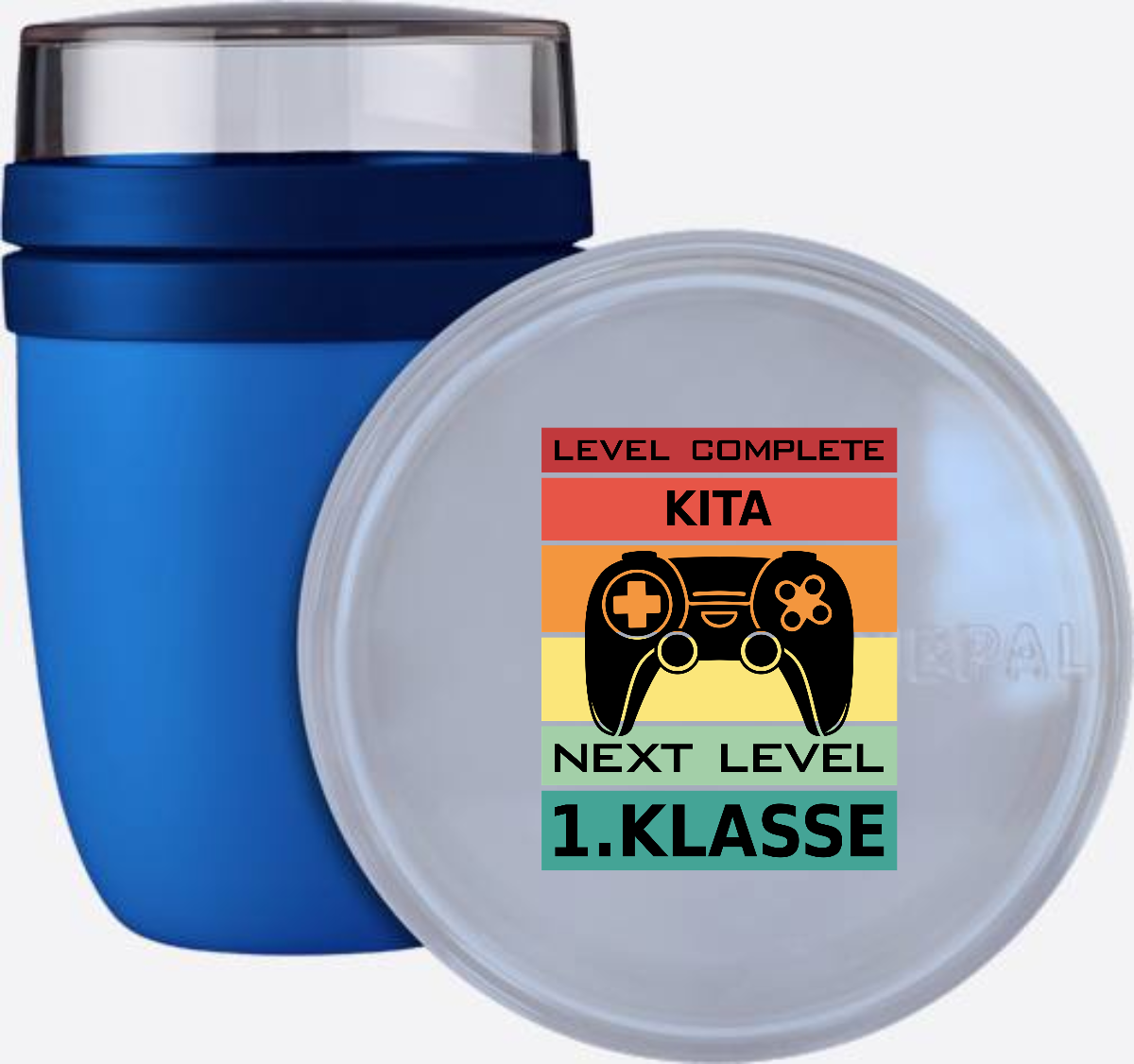Tasse Einschulung: Next Level 1. Klasse – mit Namen - Vivid Blue