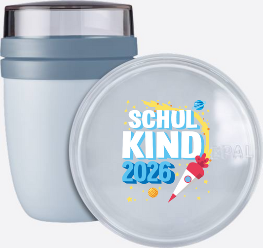 Tasse Endlich Schulkind 2025 Rakete – Geschenk zur Einschulung - Nordic Blue