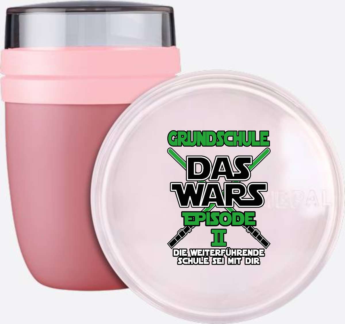 Tasse Grundschule Das Wars Episode 2 – Personalisiert - Vivid Mauve