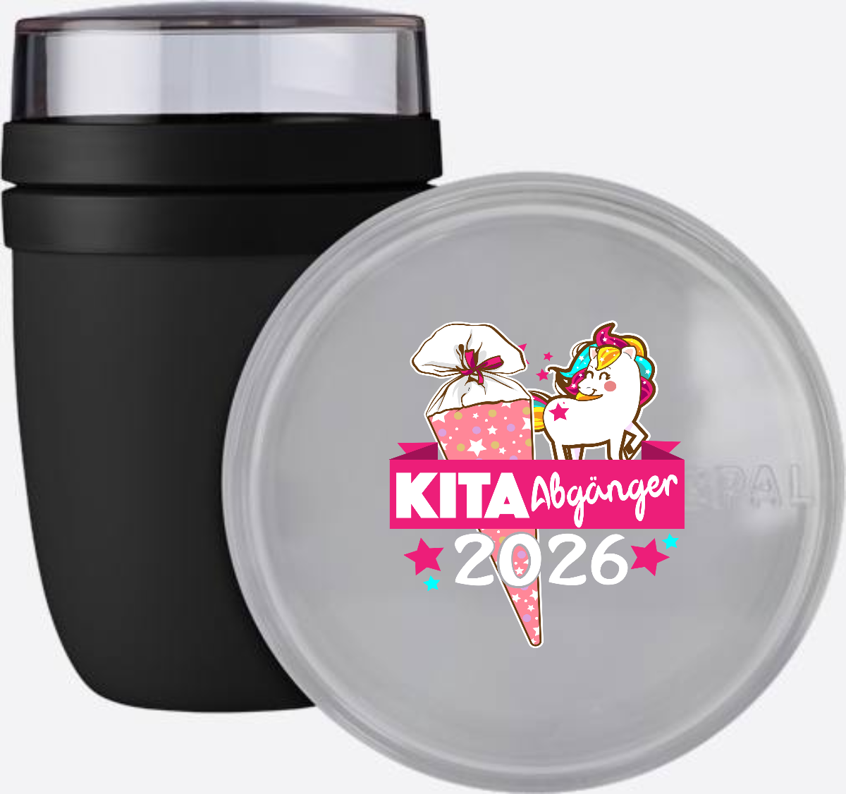 Tasse Kita Abgänger 2026 – Personalisiert mit Name - Nordic Black