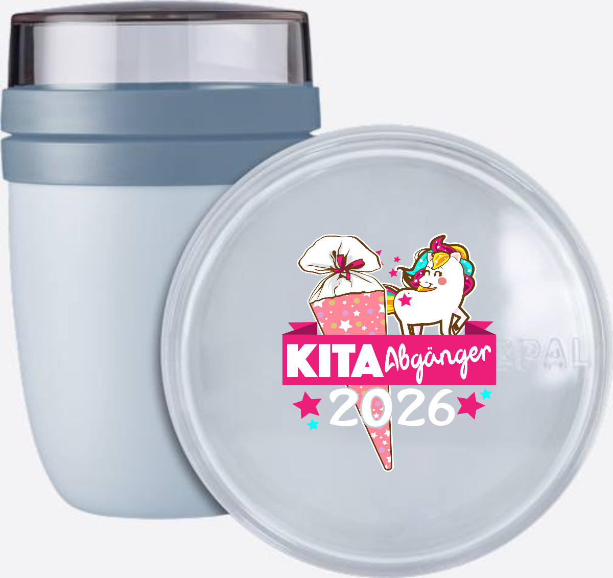 Tasse Kita Abgänger 2026 – Personalisiert mit Name - Nordic Blue