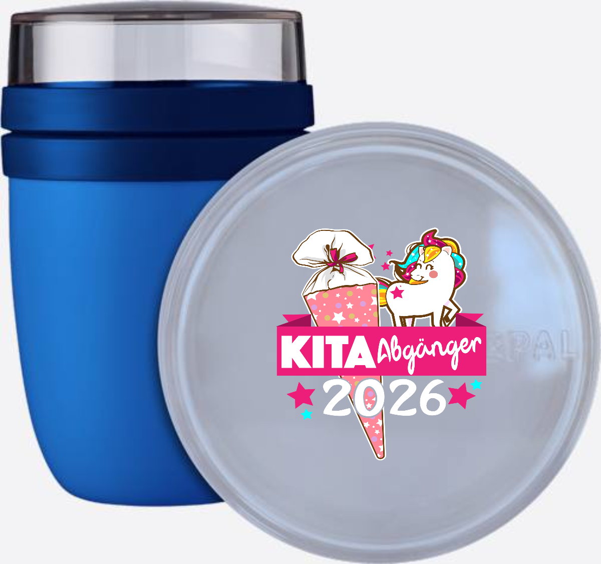 Tasse Kita Abgänger 2026 – Personalisiert mit Name - Vivid Blue
