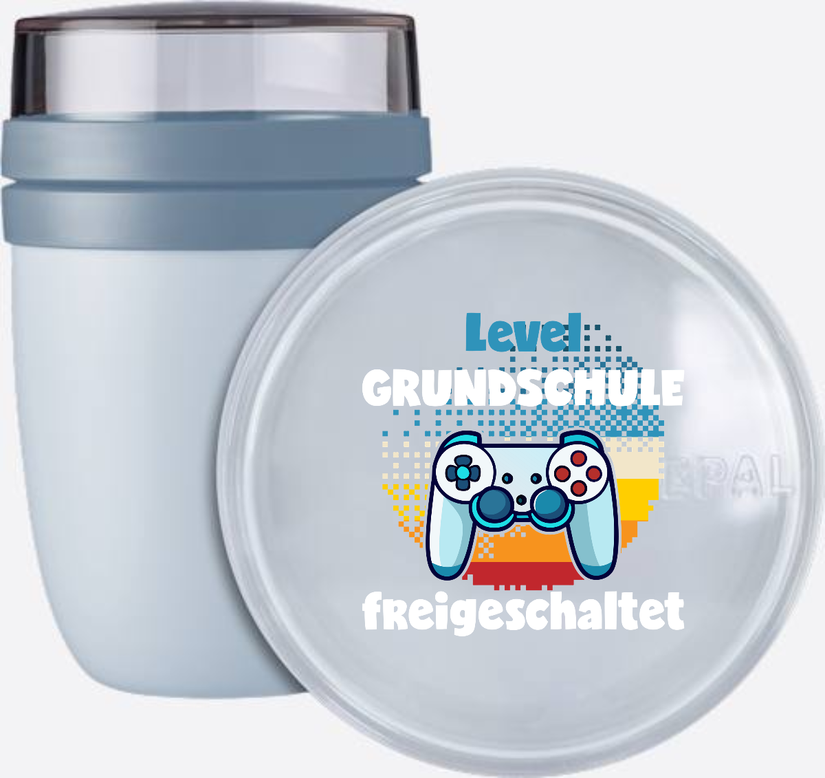 Tasse „Level Grundschule freigeschaltet“ zur Einschulung - Nordic Blue