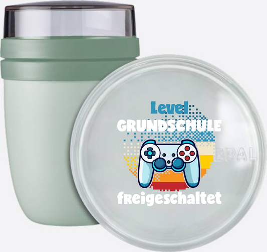 Tasse „Level Grundschule freigeschaltet“ zur Einschulung - Nordic Sage