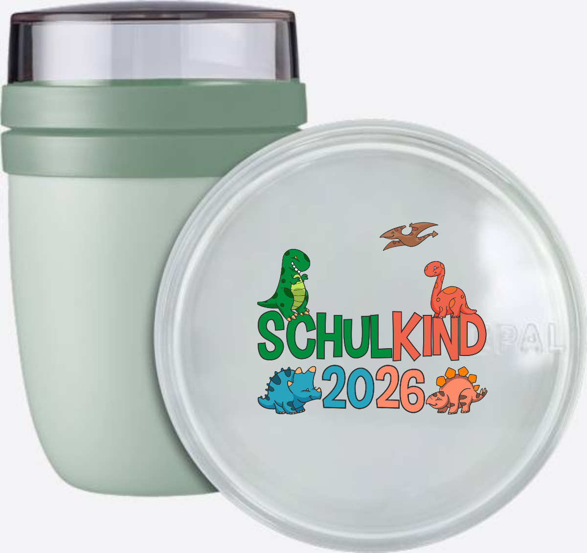 Tasse Schulkind 2026 Dinosaurier mit Name zur Einschulung - Nordic Sage