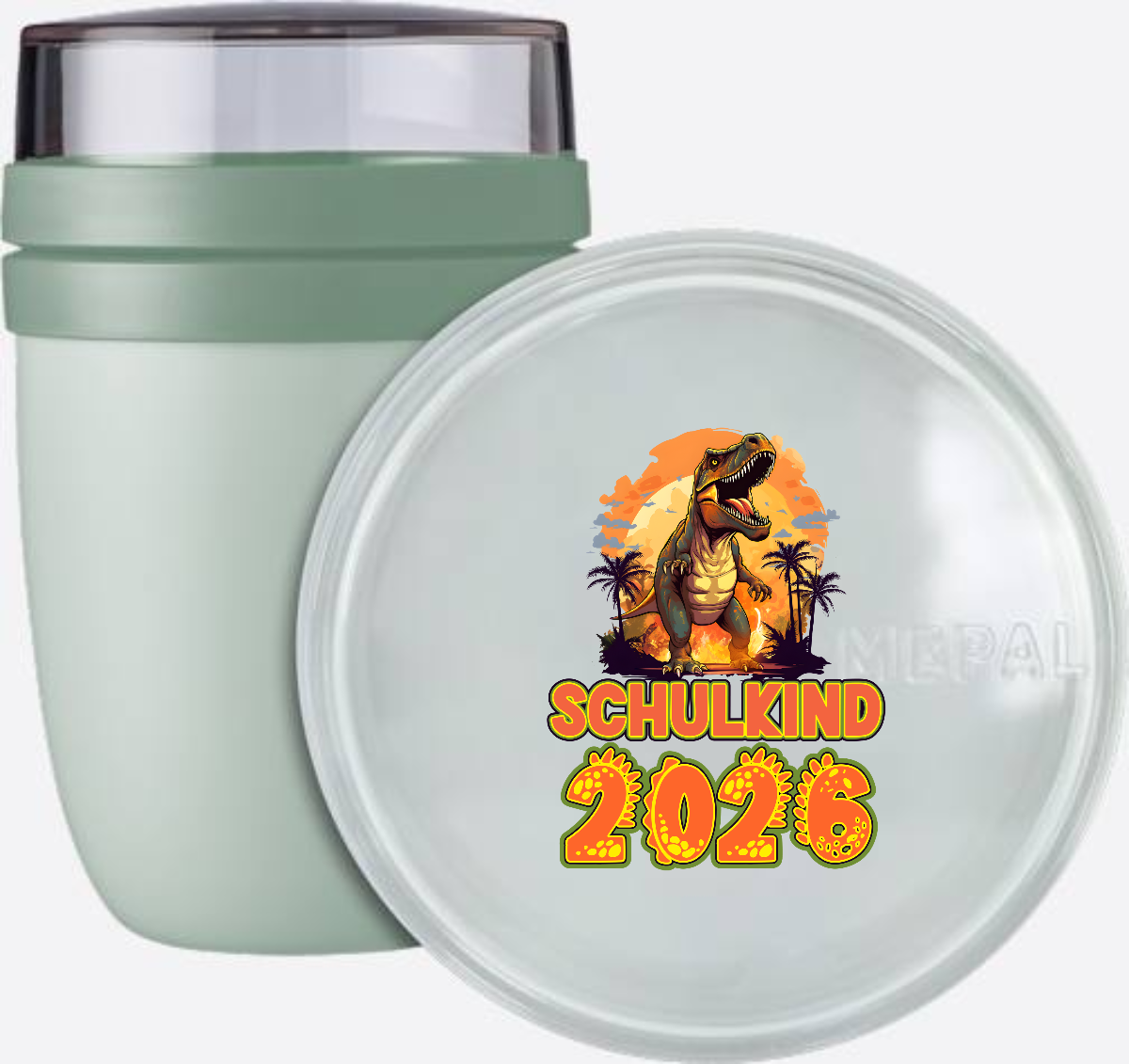 Tasse Schulkind 2026 Dinosaurier – Personalisiert mit Namen - Nordic Sage