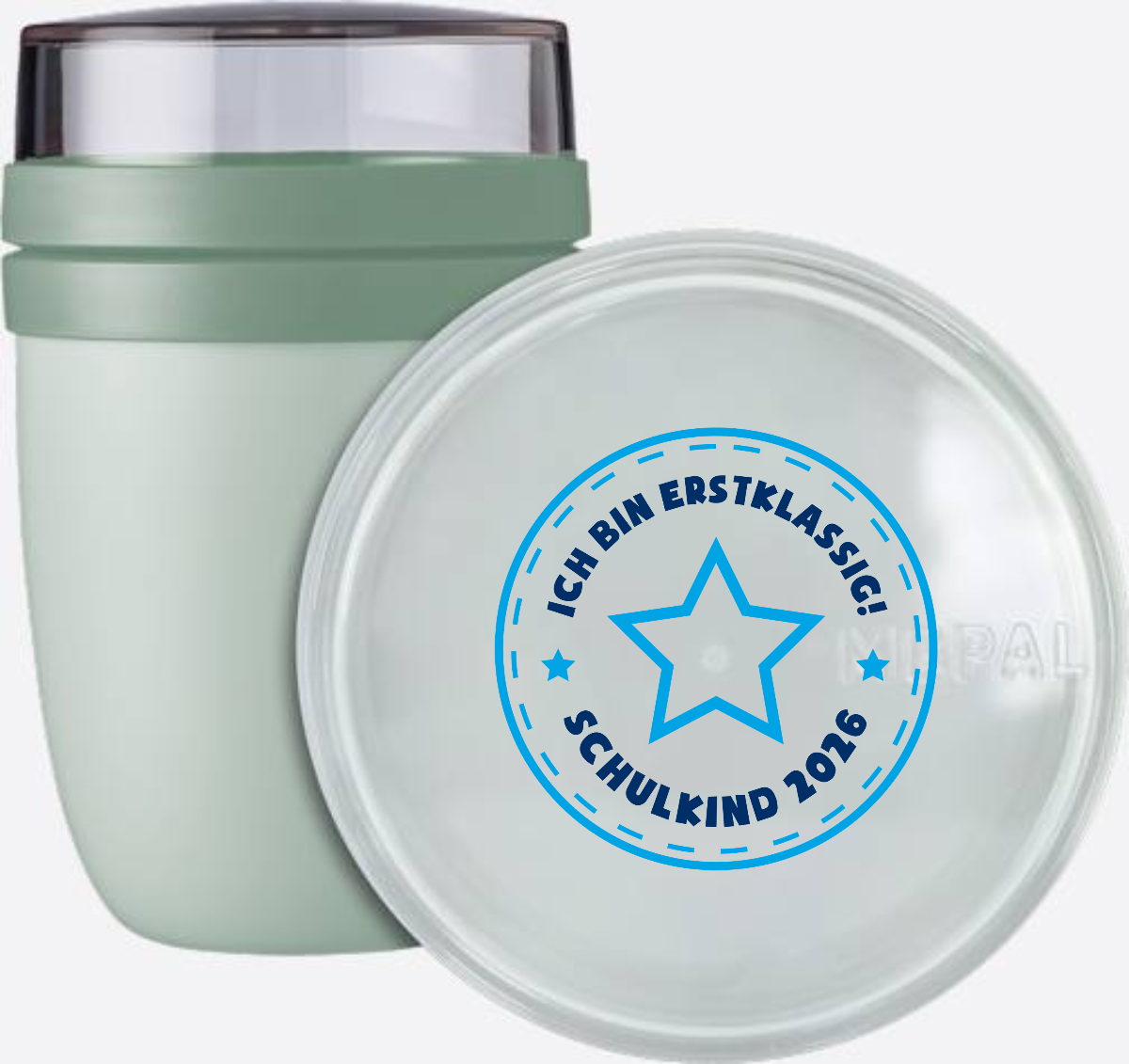 Tasse Schulkind 2026 – Ich bin erstklassig Stern blau - Nordic Sage