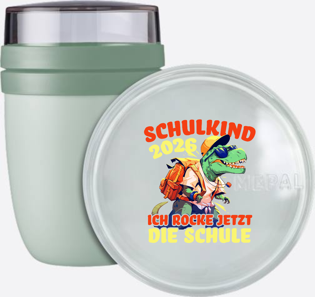 Tasse Schulkind 2026 – Ich rocke die Schule Dino T-Rex - Nordic Sage