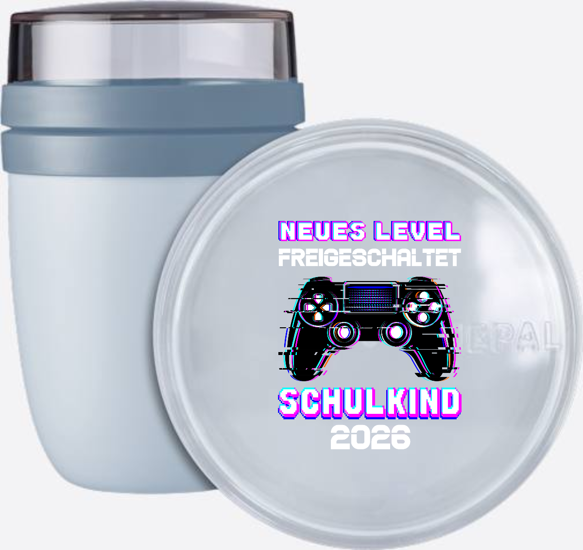 Tasse Schulkind 2026 – Neues Level freigeschaltet Gamer - Nordic Blue