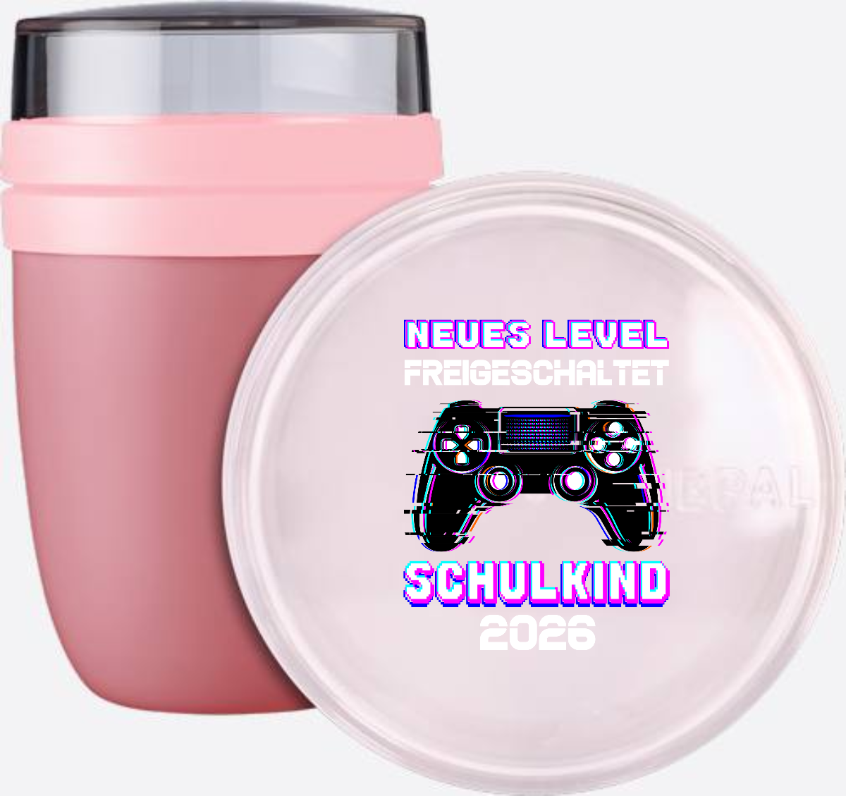 Tasse Schulkind 2026 – Neues Level freigeschaltet Gamer - Vivid Mauve