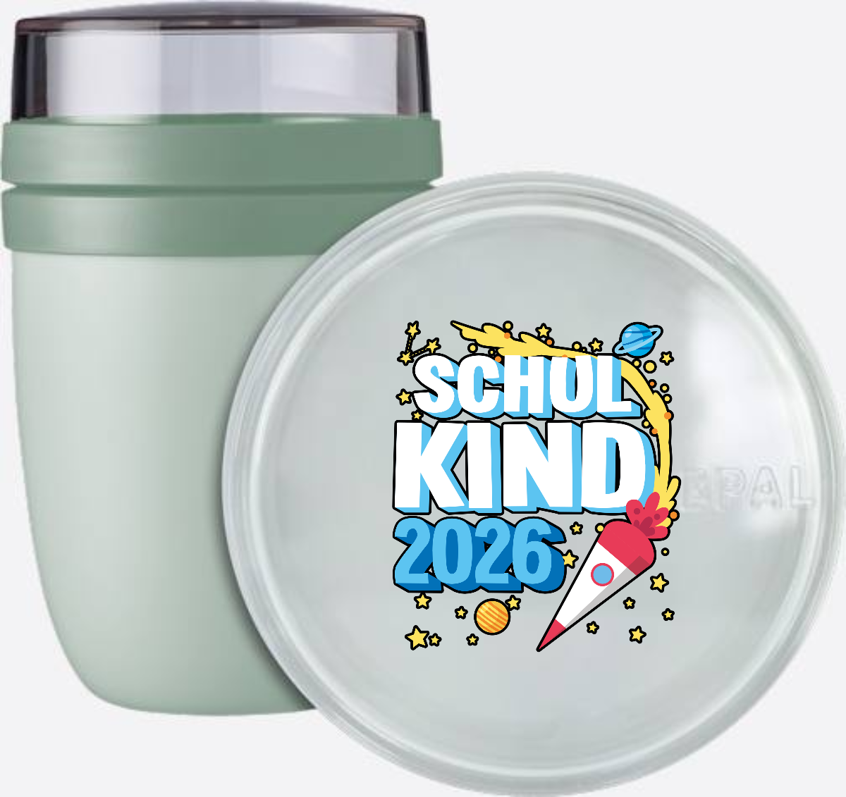 Tasse Schulkind 2026 Rakete – Personalisiert mit Name - Nordic Sage