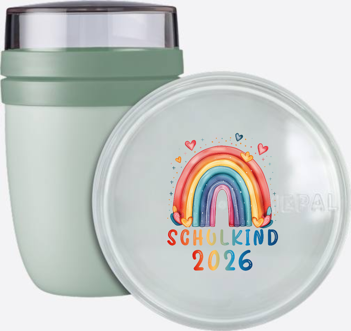 Tasse Schulkind 2026 Regenbogen – personalisiert mit Name - Nordic Sage