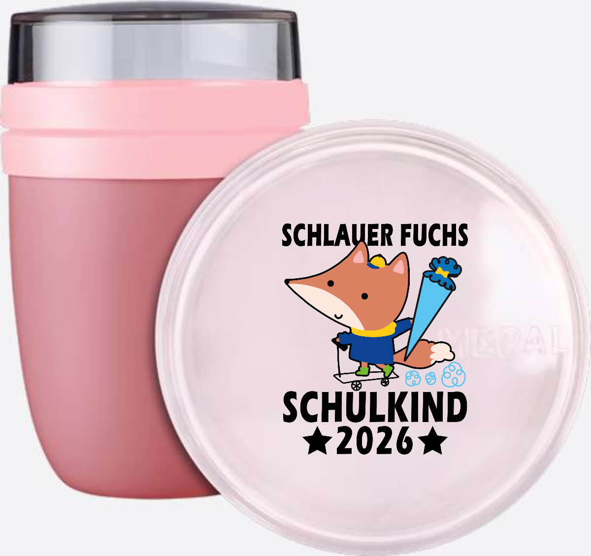 Tasse Schulkind 2026 Schlauer Fuchs – Einschulungsgeschenk - Vivid Mauve