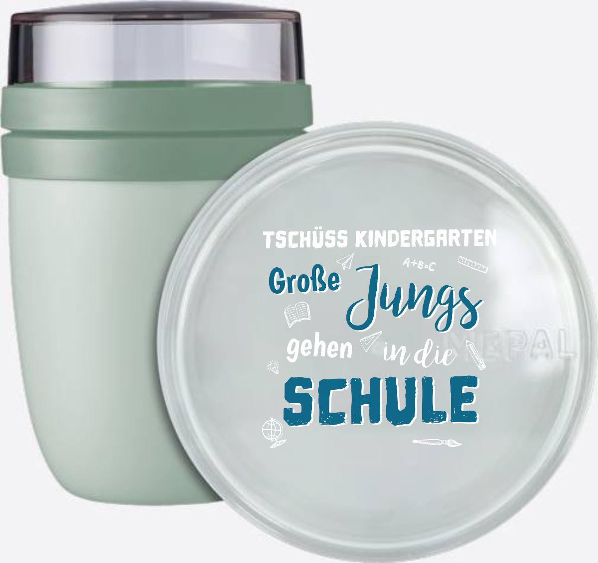 Tasse Tschüss Kindergarten Große Jungs – Geschenk zur Einschulung - Nordic Sage