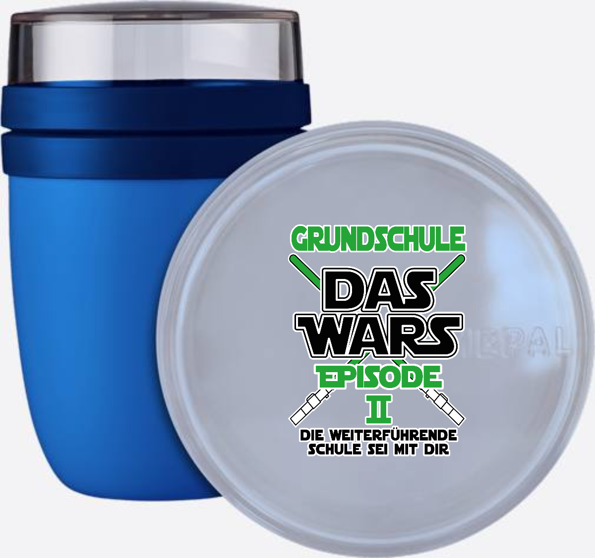 Tasse zum Schulwechsel: Grundschule Das Wars Episode 2 - Vivid Blue