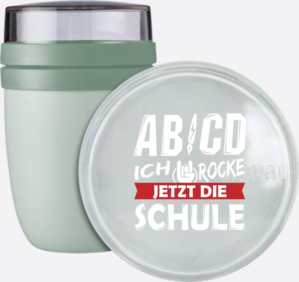 Tasse zur Einschulung – Ich rocke jetzt die Schule mit Name - Nordic Sage