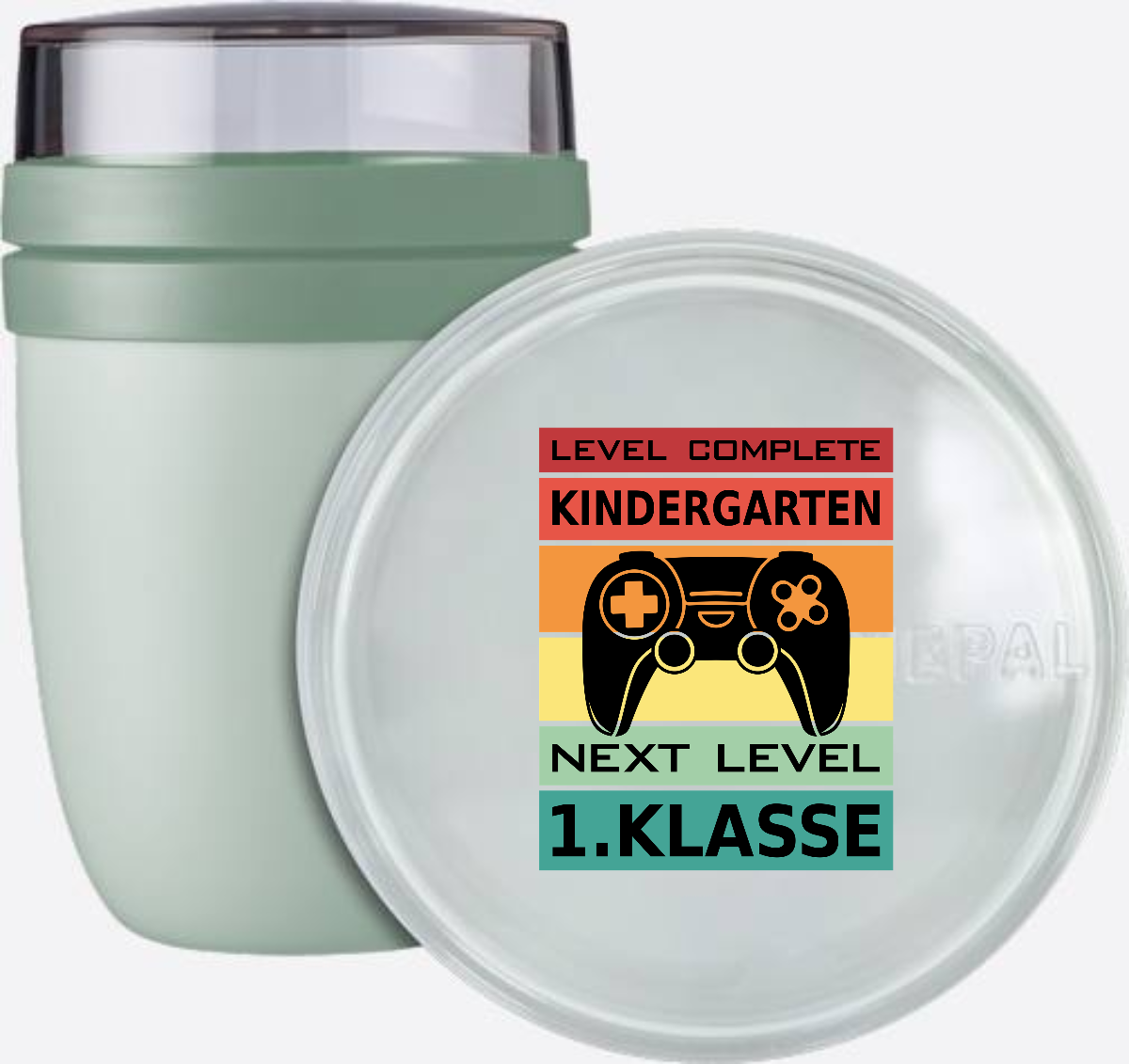 Tasse zur Einschulung: Level Complete Kindergarten - Mit Namen - Nordic Sage