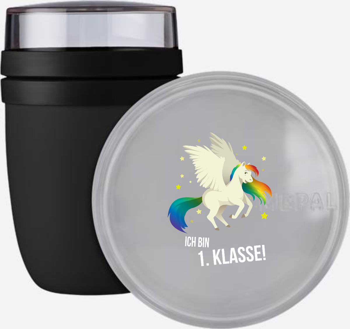 Tasse zur Einschulung mit Name – Ich bin 1. Klasse - Nordic Black