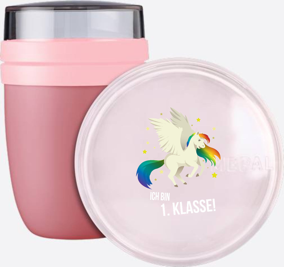 Tasse zur Einschulung mit Name – Ich bin 1. Klasse - Vivid Mauve