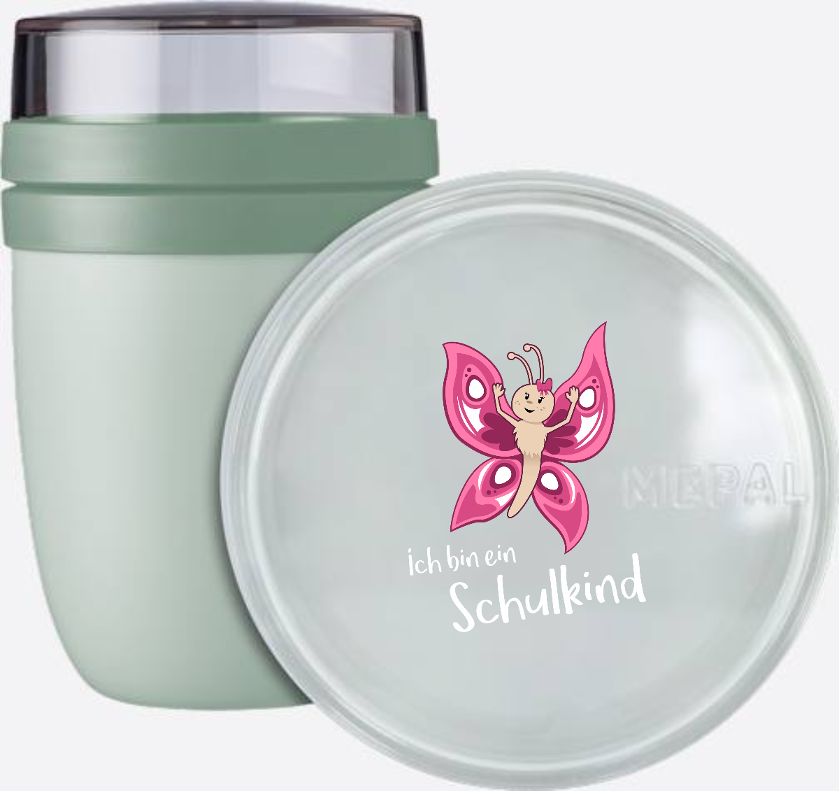 Tasse zur Einschulung – Schulkind Schmetterling mit Name - Nordic Sage