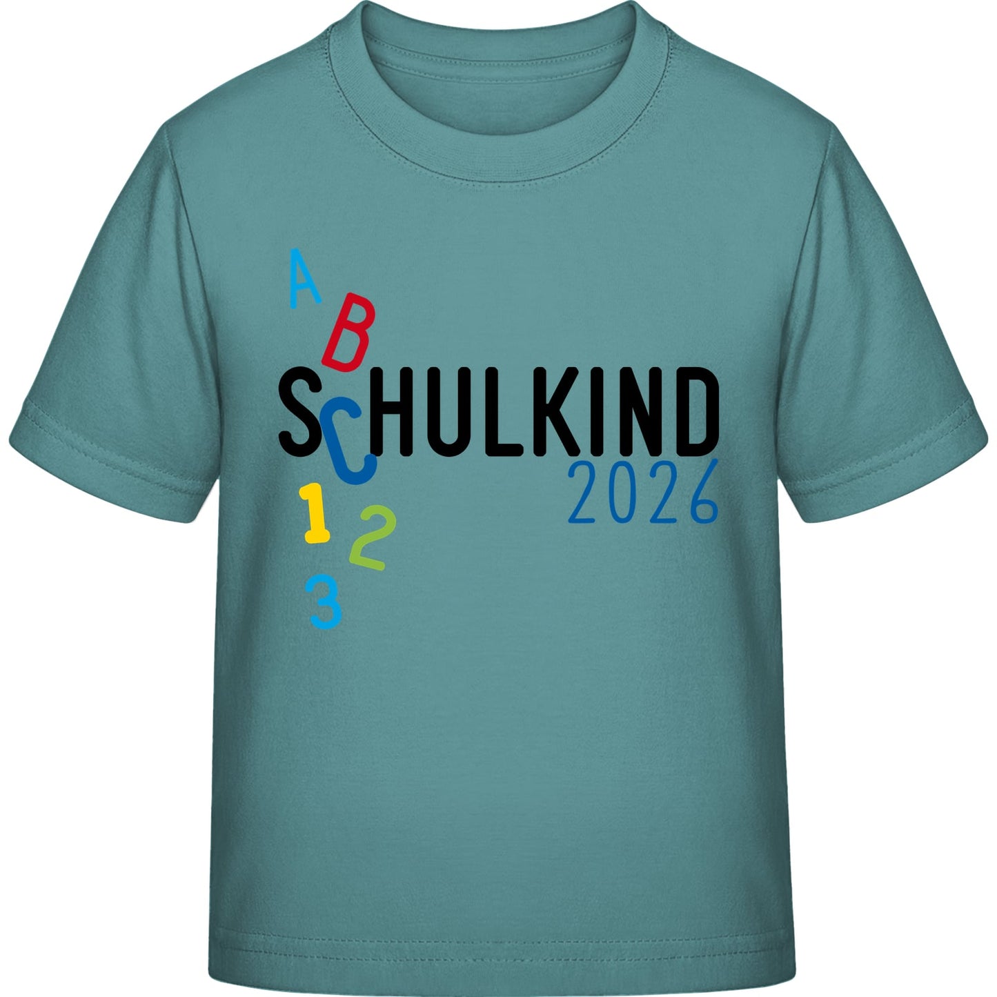 Kinder T-Shirt Einschulung ABC Schulkind 2026 – Schulstart-Geschenk