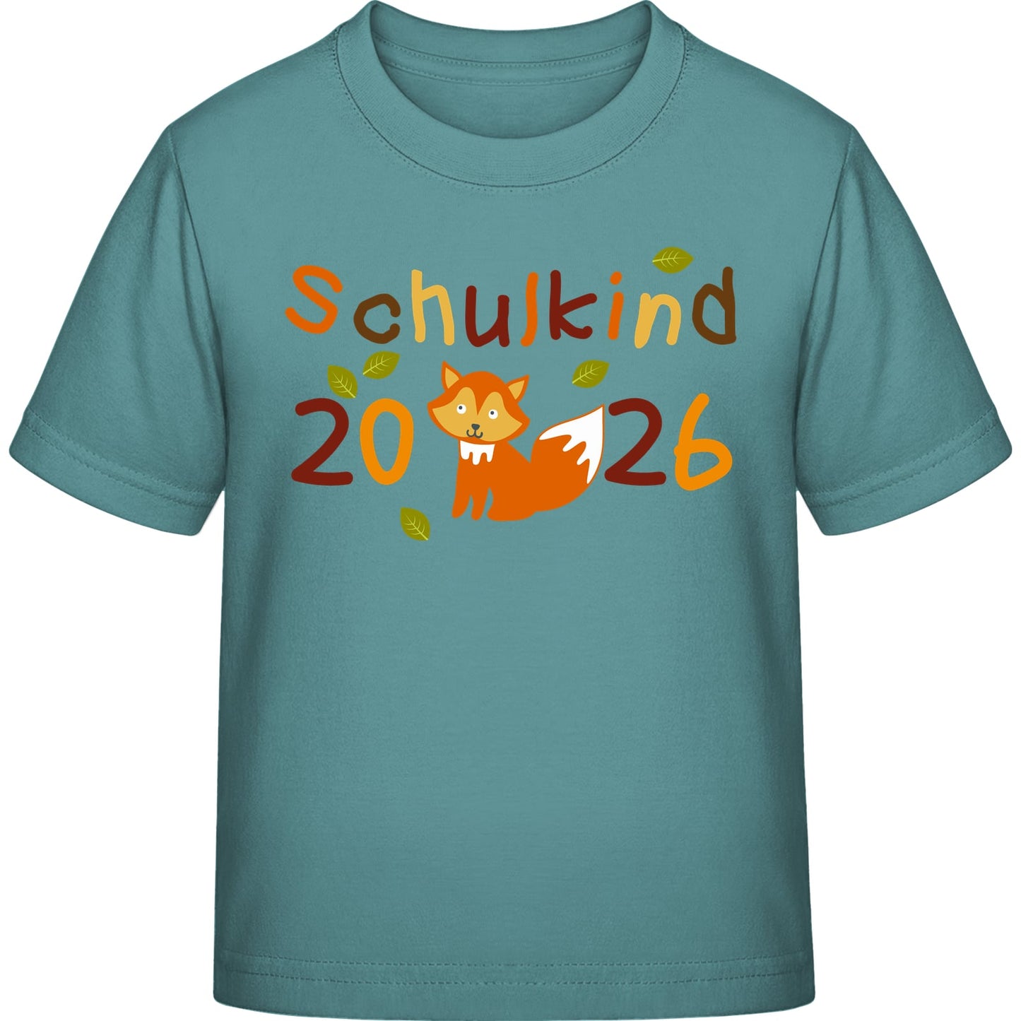 Kinder T-Shirt Einschulung Fuchs – Schulkind 2026