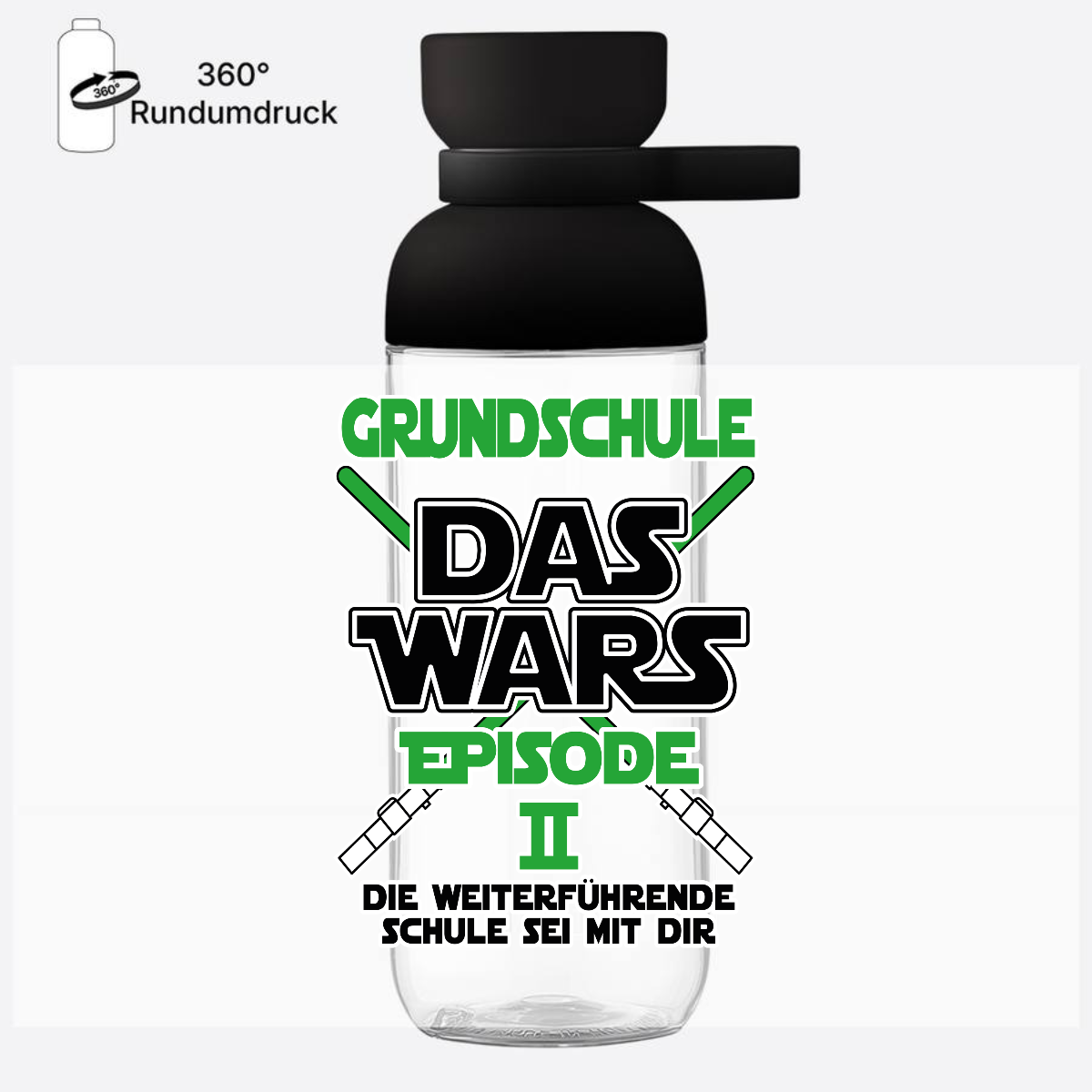 Trinkflasche Grundschule Das Wars Episode 2 – Schulwechsel - Nordic Black