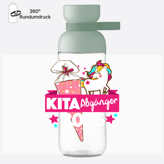 Trinkflasche Kita Abgänger 2026 – Geschenk zur Einschulung - Nordic Sage