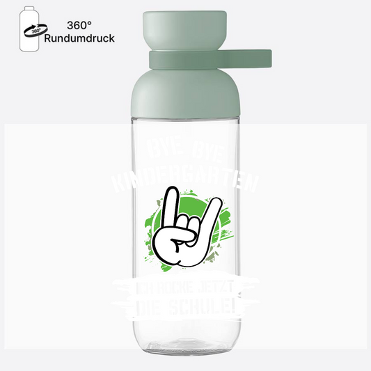 Trinkflasche zur Einschulung – Ich rocke jetzt die Schule - Nordic Sage