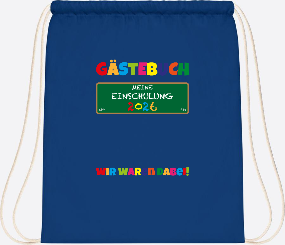 Turnbeutel Einschulung 2026 – Geschenk für Schulkinder - Bright Royal
