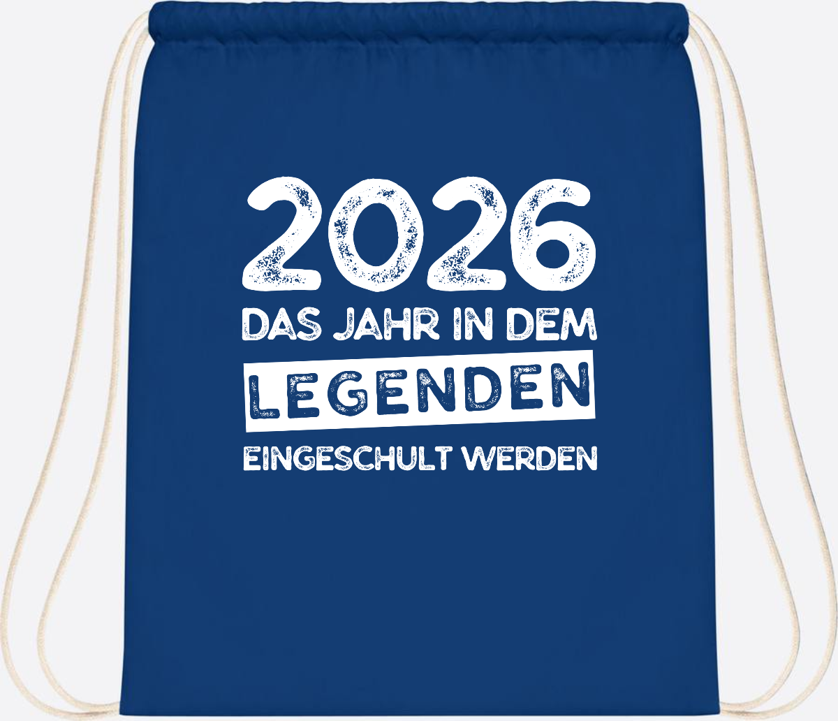 Turnbeutel Einschulung 2026: Legenden werden eingeschult - Bright Royal
