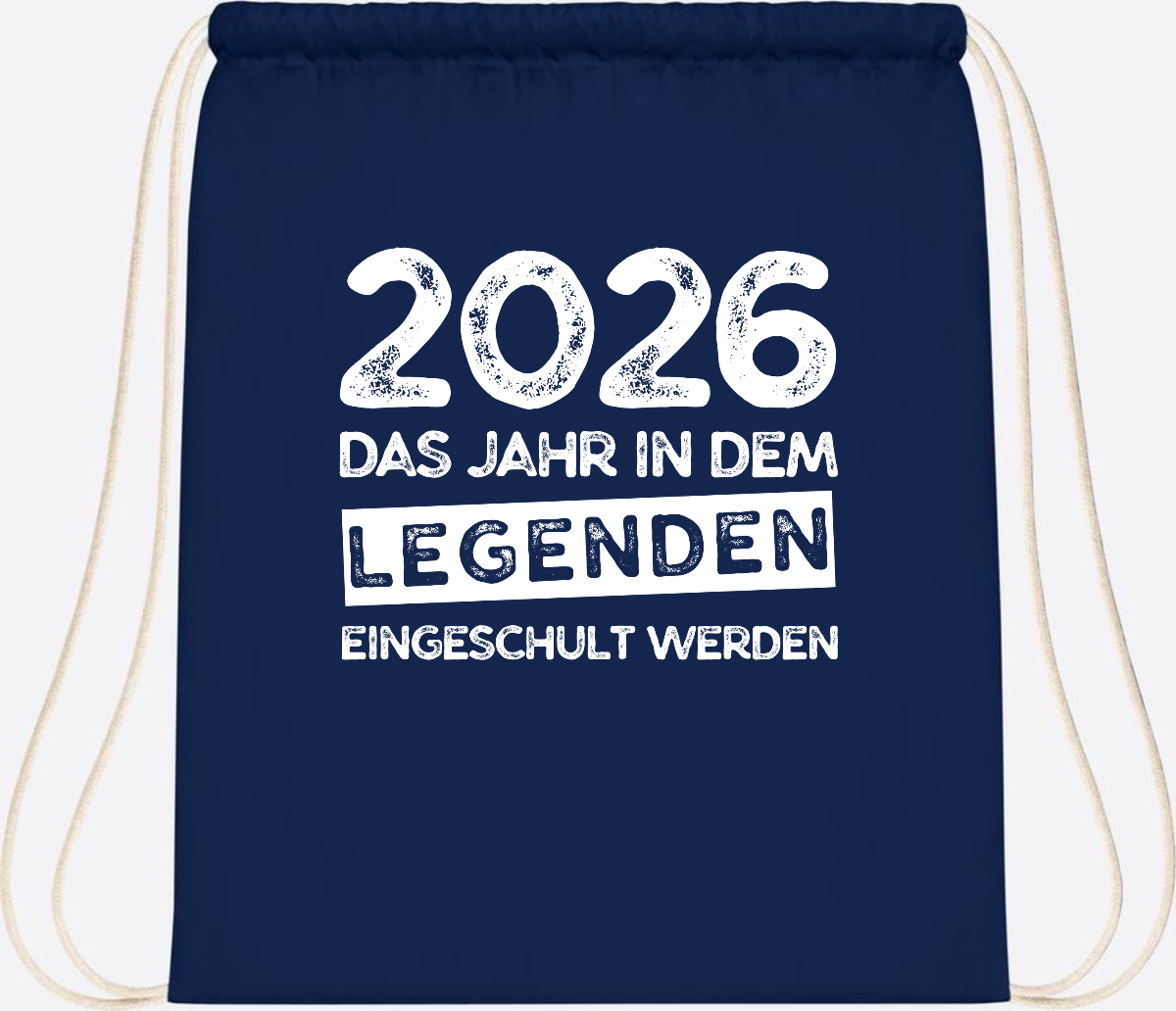 Turnbeutel Einschulung 2026: Legenden werden eingeschult - French Navy