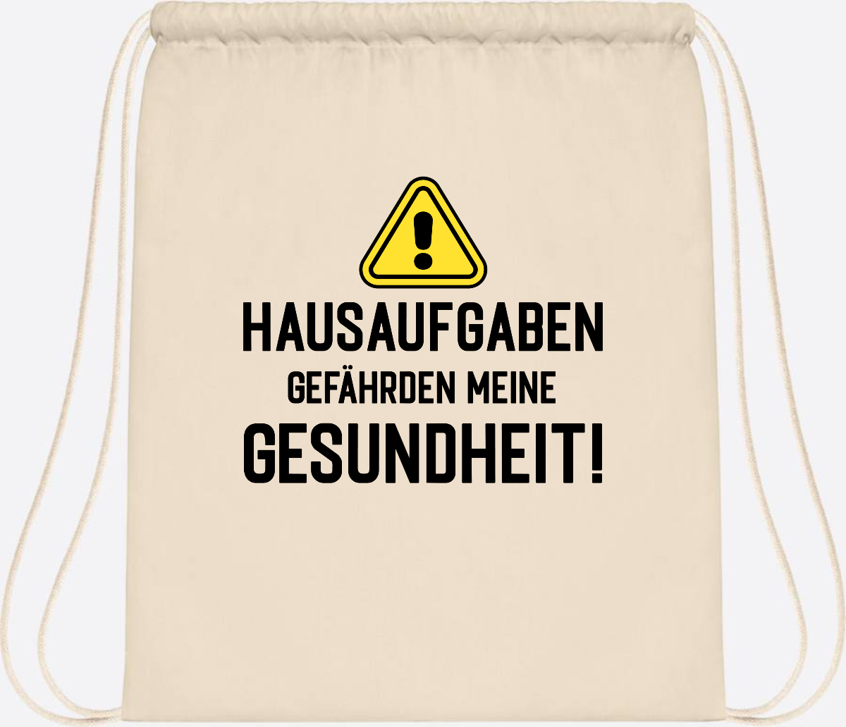 Turnbeutel Einschulung: Hausaufgaben gefährden Gesundheit - Natural