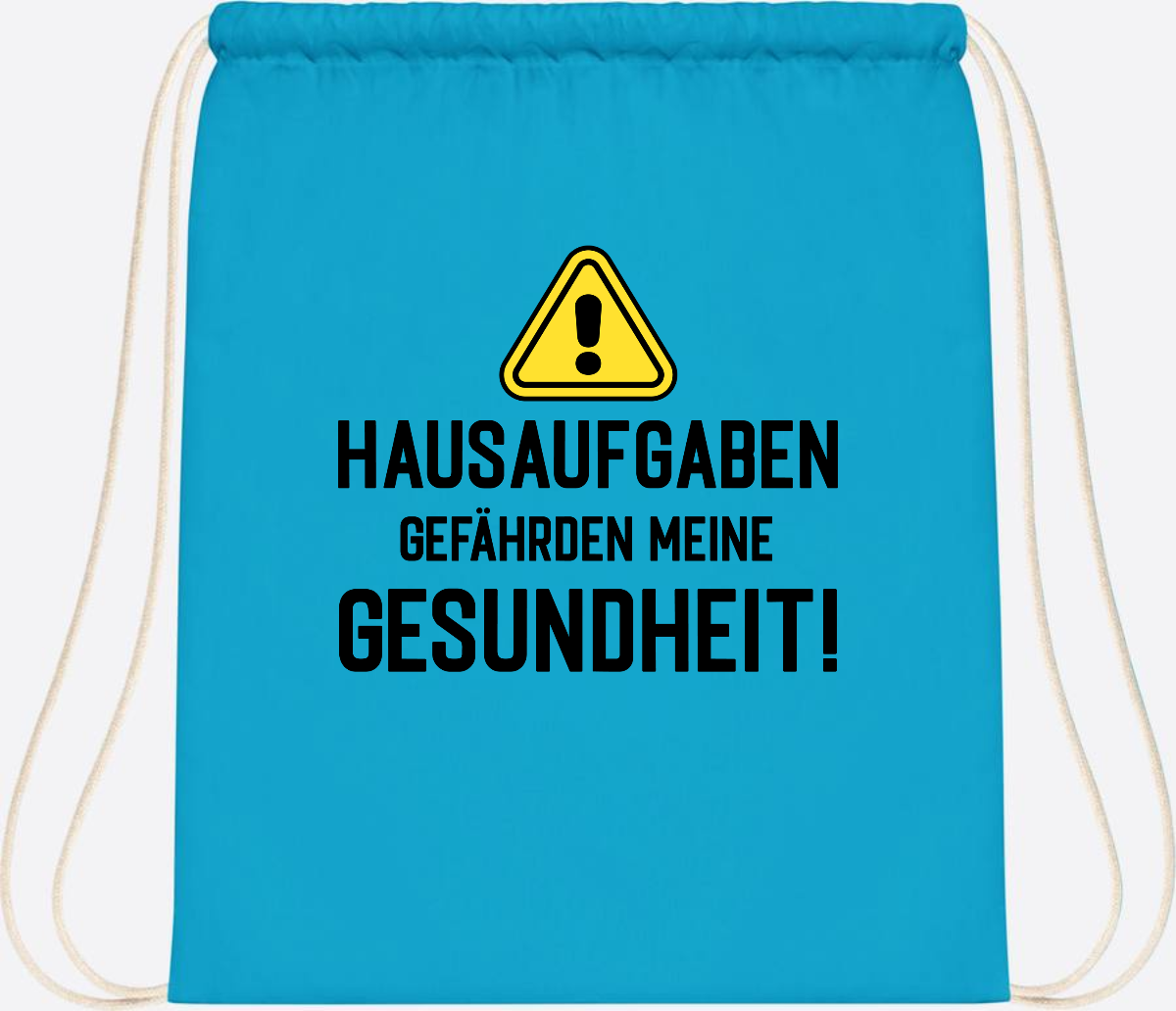 Turnbeutel Einschulung: Hausaufgaben gefährden Gesundheit - Surf Blue