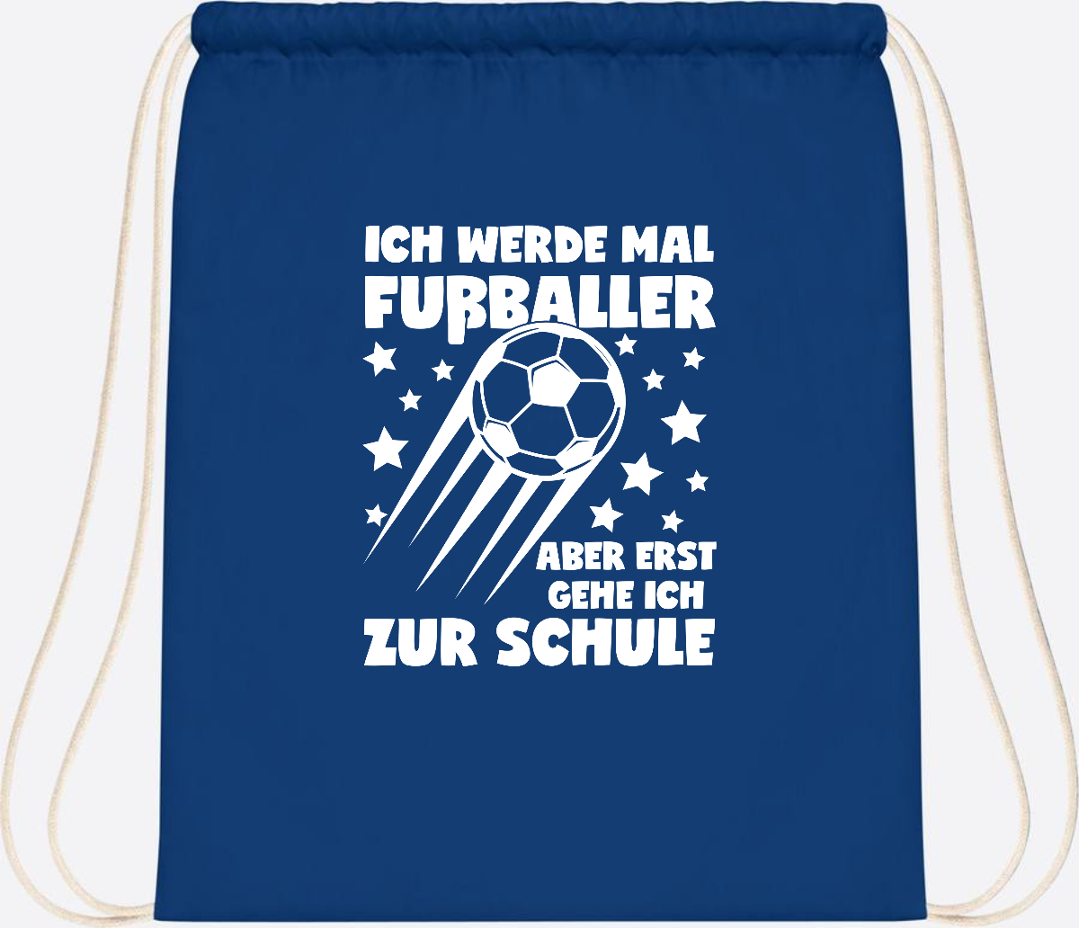 Turnbeutel Einschulung: Ich werde Fußballer – mit Wunschname - Bright Royal