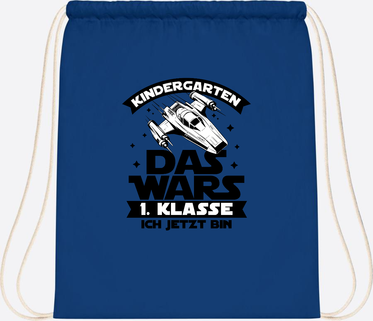 Turnbeutel Einschulung: Kindergarten Das Wars - Personalisiert - Bright Royal