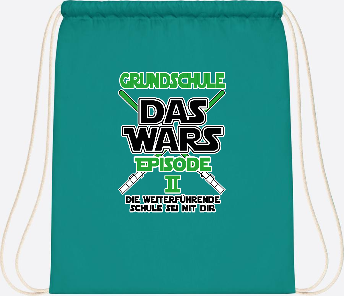 Turnbeutel Grundschule Das Wars - Episode 2 | Personalisiert - Emerald