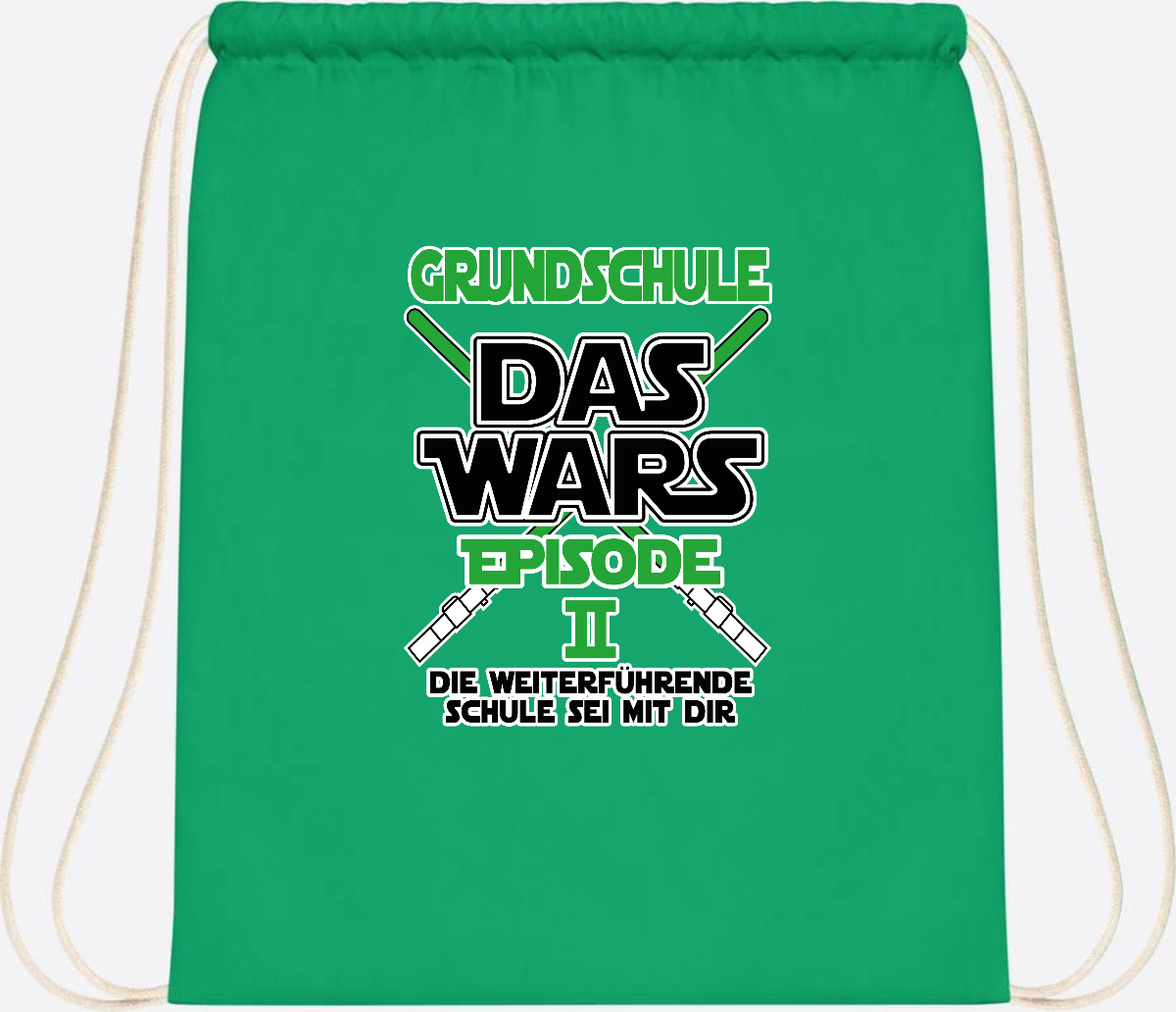 Turnbeutel Grundschule Das Wars - Episode 2 | Personalisiert - Kelly Green