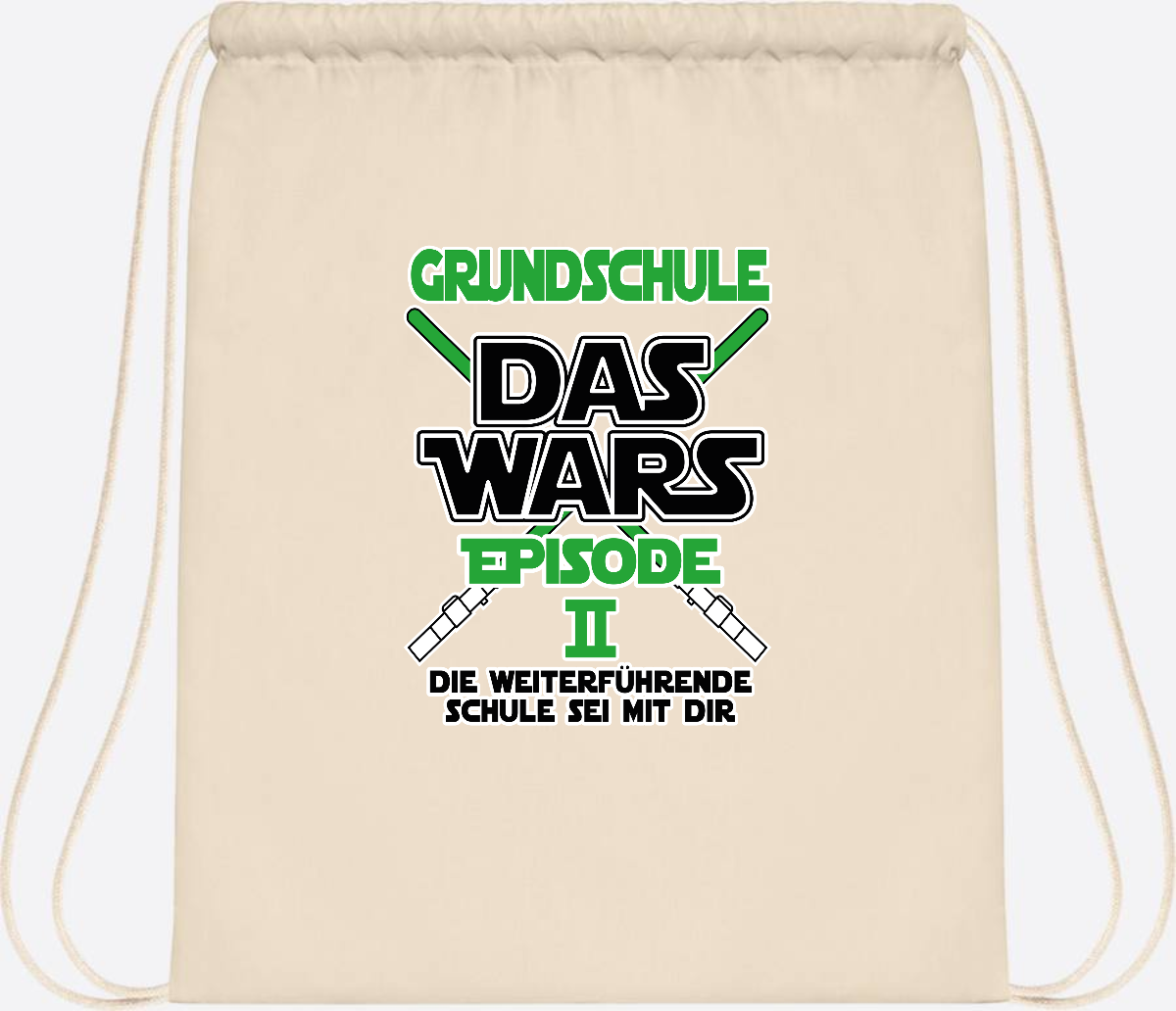 Turnbeutel Grundschule Das Wars - Episode 2 | Personalisiert - Natural