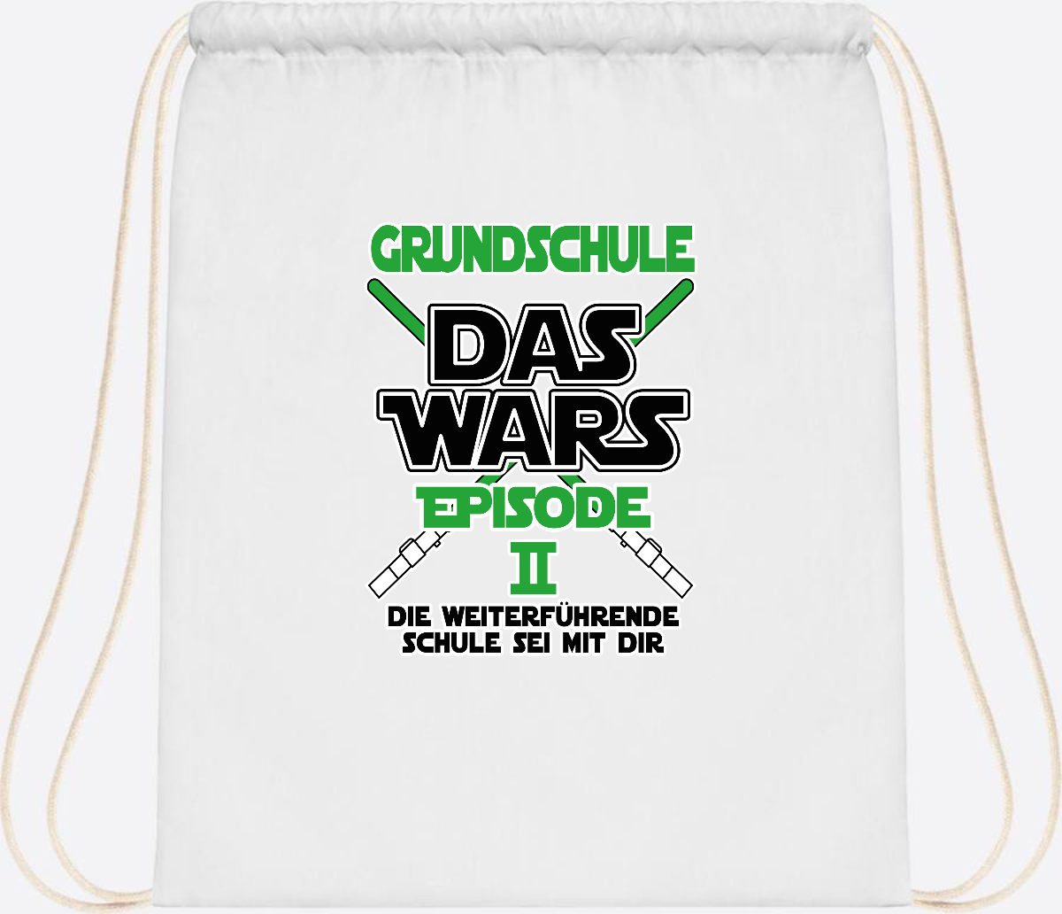 Turnbeutel Grundschule Das Wars - Episode 2 | Personalisiert - White