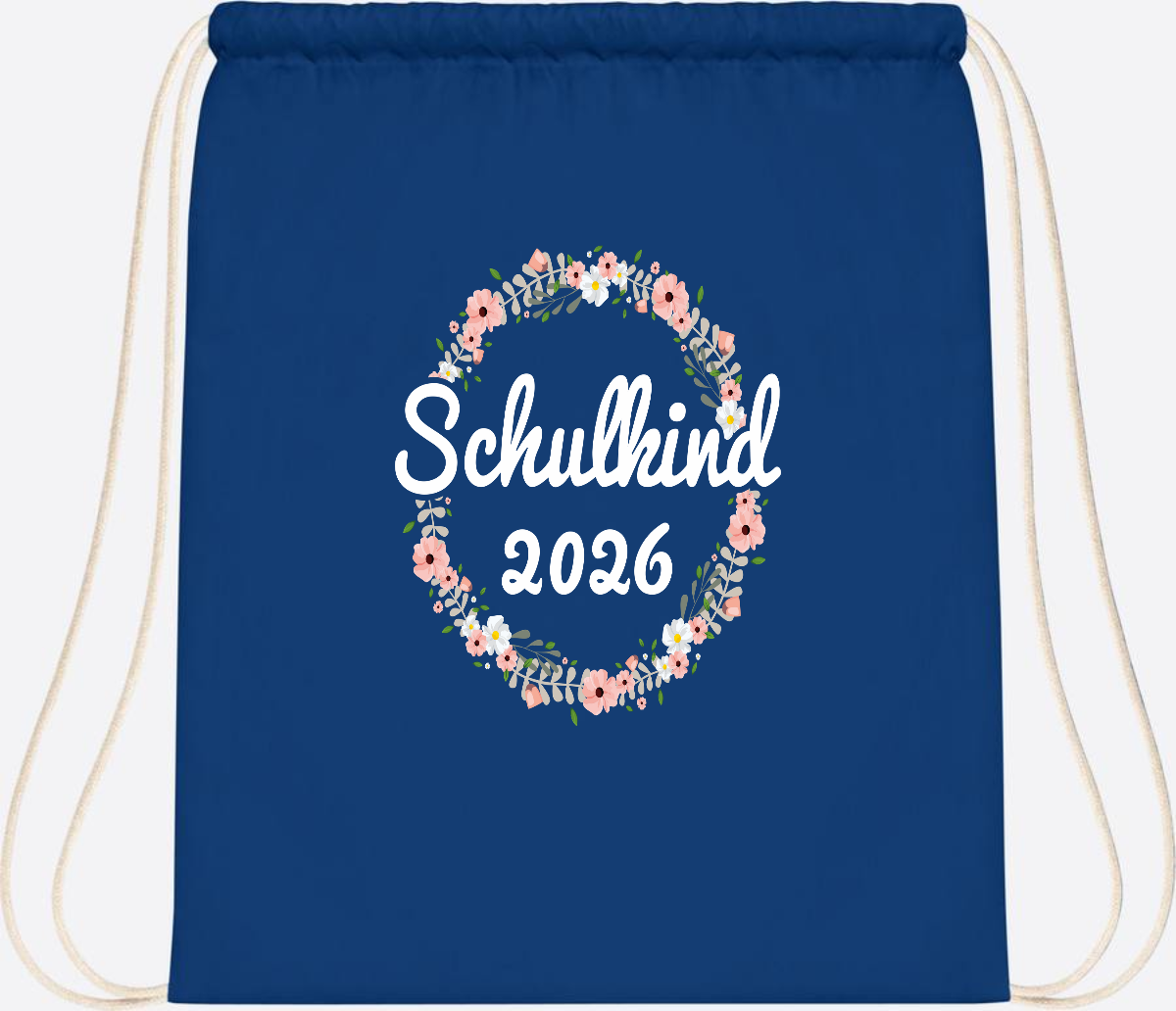 Turnbeutel Schulkind 2026 – Personalisiert mit Namen - Bright Royal