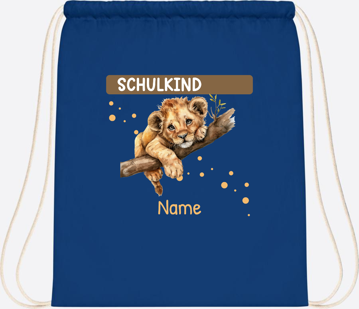 Turnbeutel Schulkind mit Name – Geschenk zur Einschulung - Bright Royal