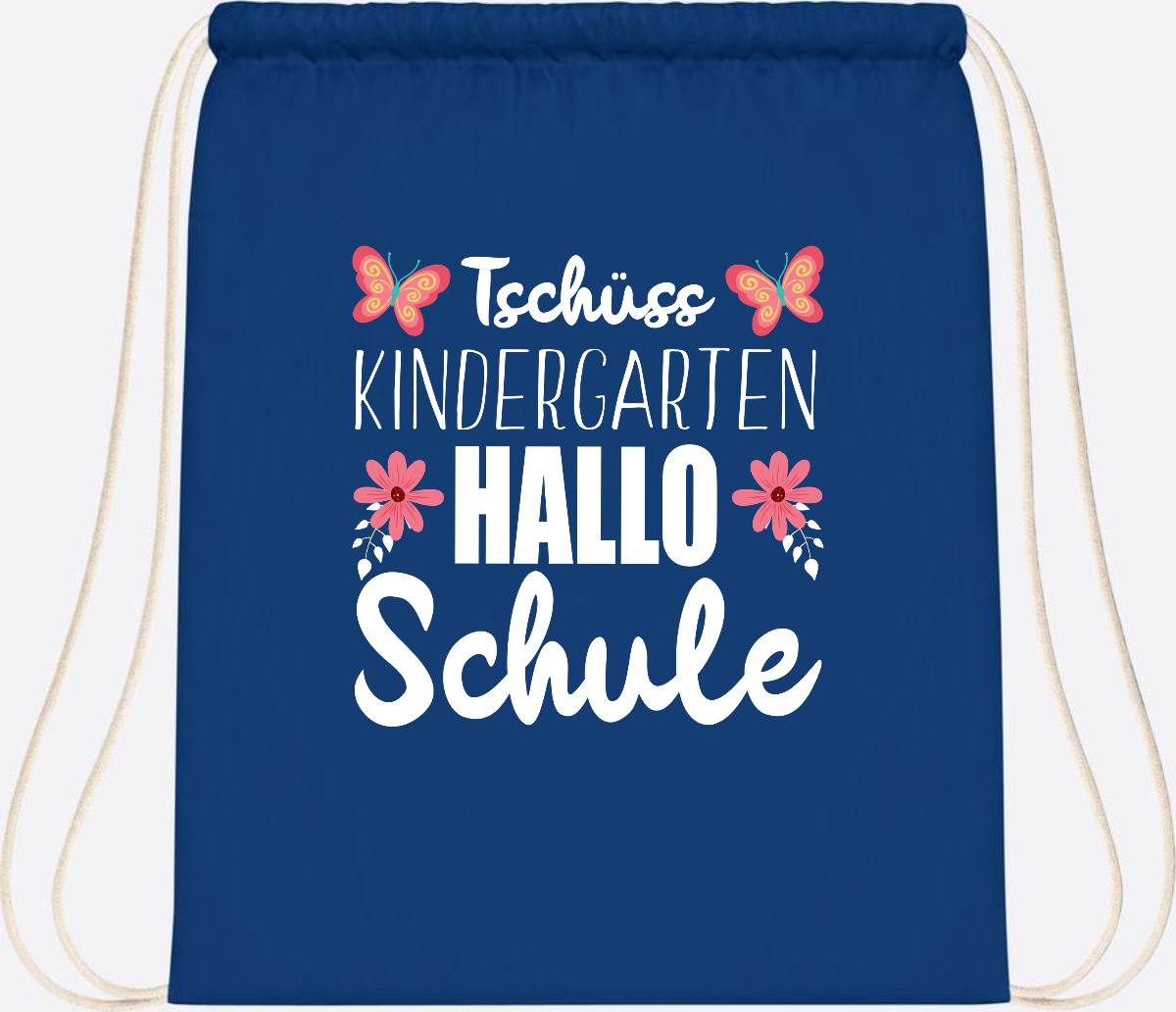 Turnbeutel zur Einschulung – Tschüss Kindergarten, Hallo Schule - Bright Royal
