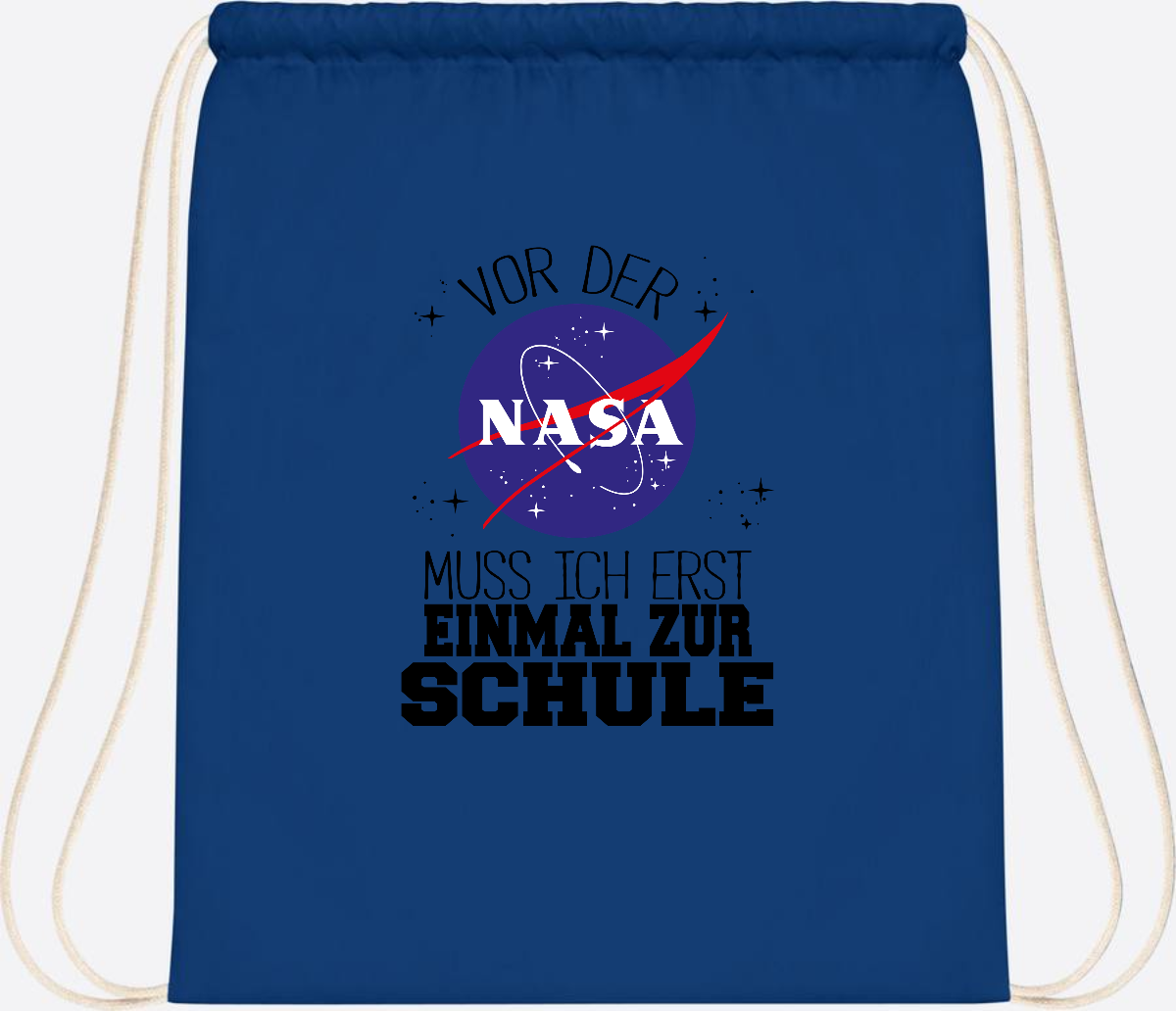 Turnbeutel zur Einschulung: Vor der NASA erst zur Schule - Bright Royal