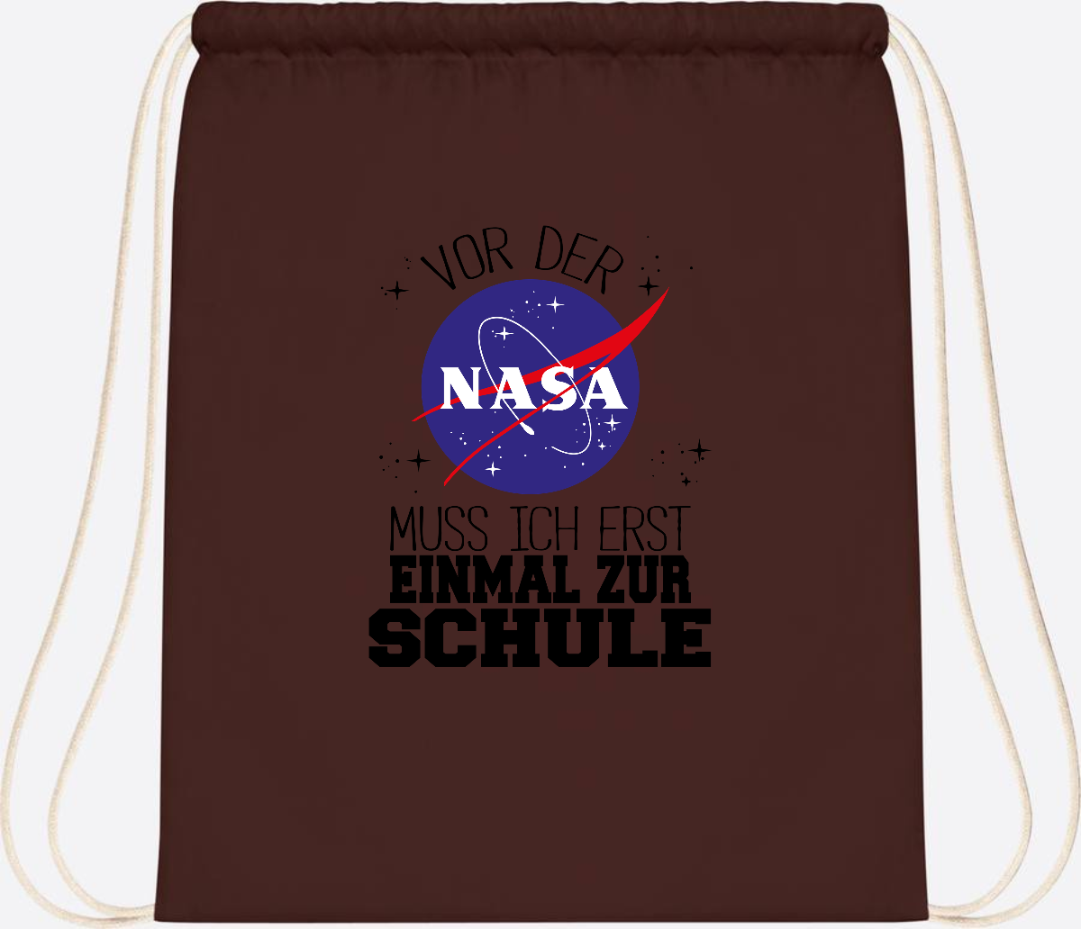 Turnbeutel zur Einschulung: Vor der NASA erst zur Schule - Chocolate
