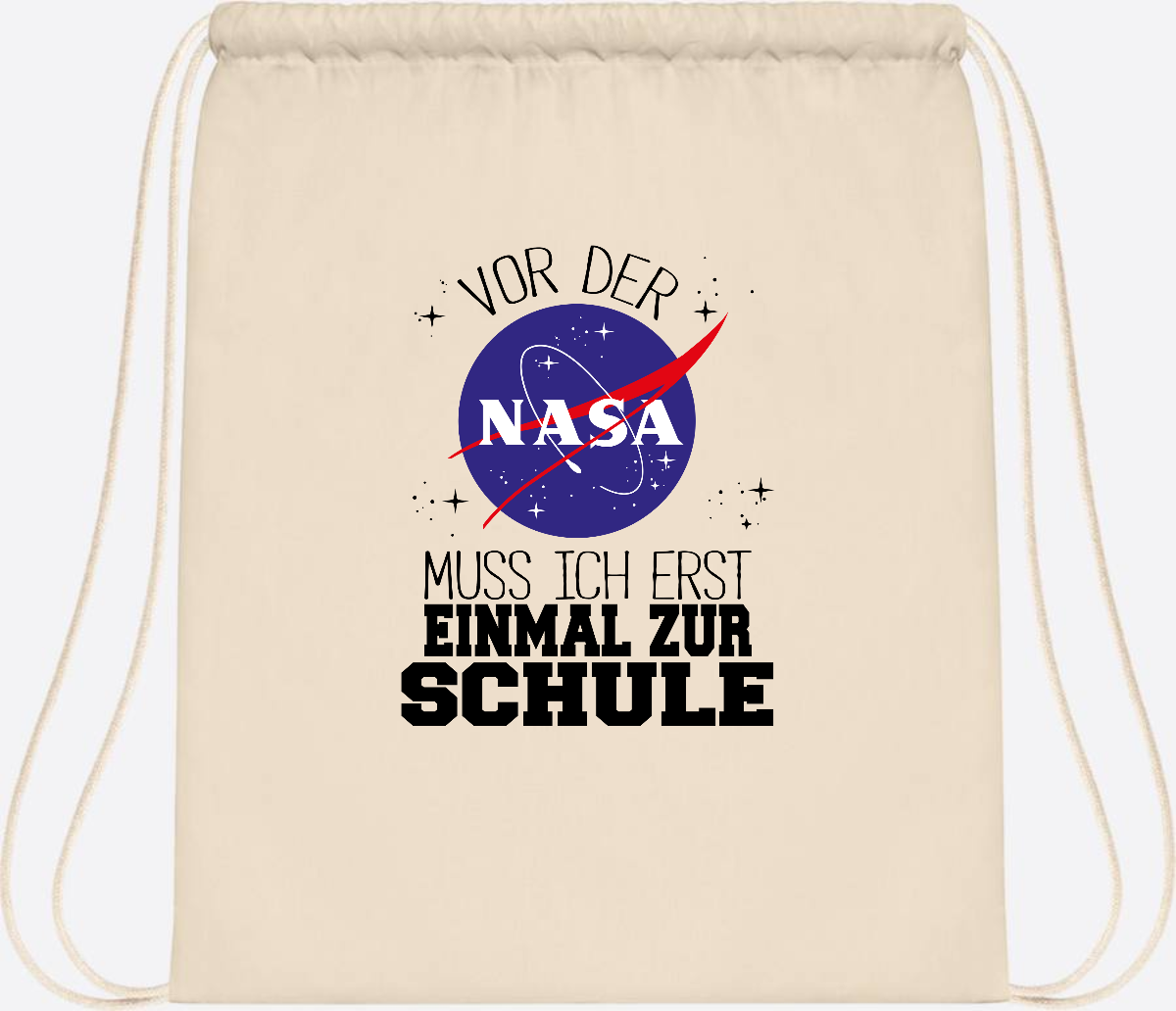 Turnbeutel zur Einschulung: Vor der NASA erst zur Schule - Natural