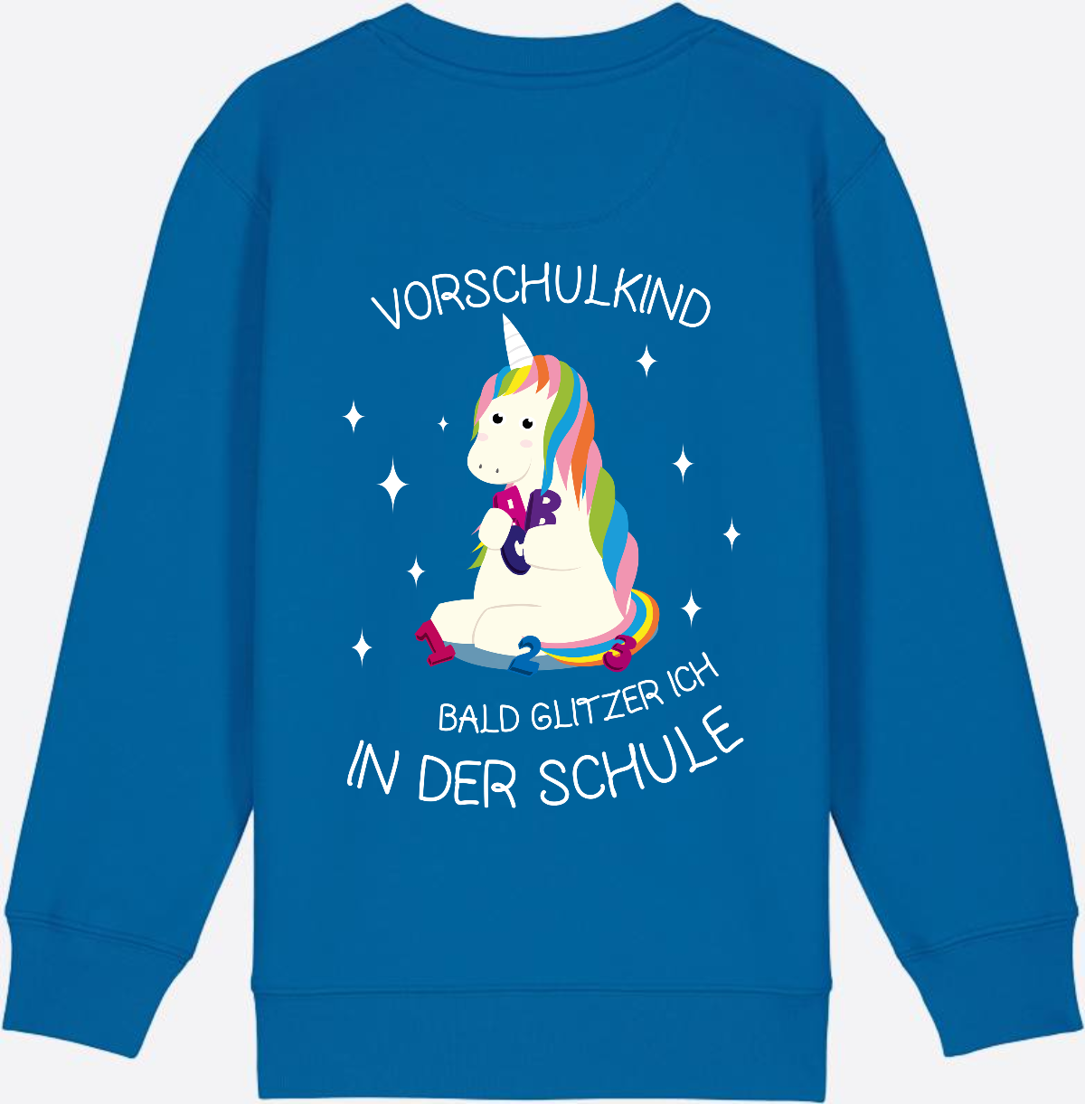 Vorschulkind Einhorn Sweatshirt – Geschenk zur Einschulung - Royal Blue