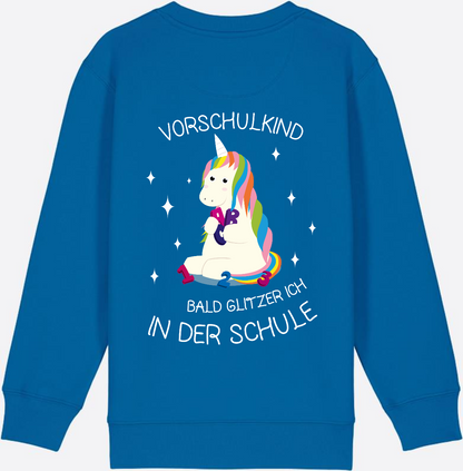 Vorschulkind Einhorn Sweatshirt – Geschenk zur Einschulung - Royal Blue