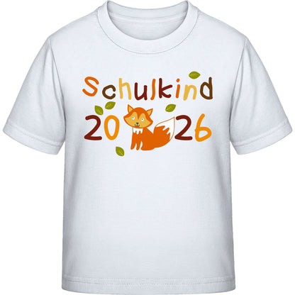 Kinder T-Shirt Einschulung Fuchs – Schulkind 2026