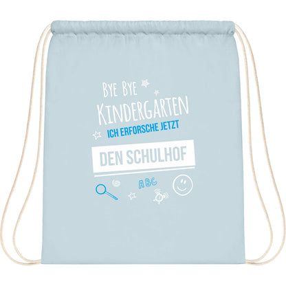 Turnbeutel Einschulung Bye Bye Kindergarten Schulhof
